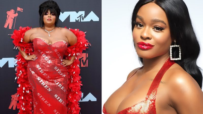 Lizzo e Azealia Banks. Crédito: Reprodução/Instagram