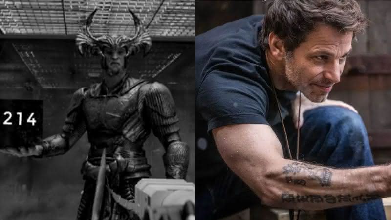 Lobo da Estepe em cena deletada de Liga da Justiça e Zack Snyder em set de filmagem - Vero/ Warner Bros./Zack Snyder