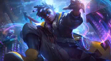 Emicida é o dublador da nova skin do Ekko - YouTube