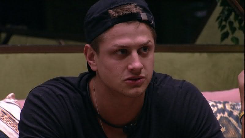 Lucas dentro da casa do BBB20 - Globoplay