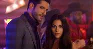 Lucifer e Eva na quarta temporada da série - Netflix