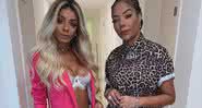 Ludmilla e Brunna em publicação nas redes sociais - Instagram