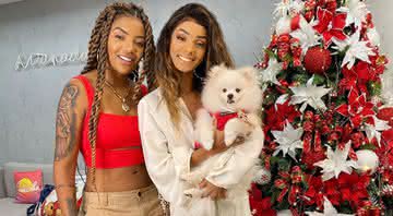 Ludmilla ao lado de Brunna Gonçalves em clique nas redes do Natal de 2019 - Instagram