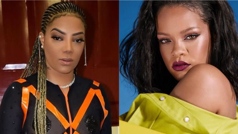 Ludmilla e Rihanna - Reprodução/Instagram