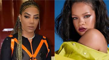 Ludmilla e Rihanna - Reprodução/Instagram