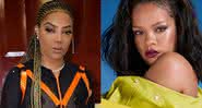 Ludmilla e Rihanna - Reprodução/Instagram