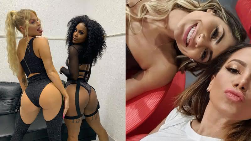 Luísa Sonza, MC Rebecca, Lexa e Anitta - Reprodução/Instagram