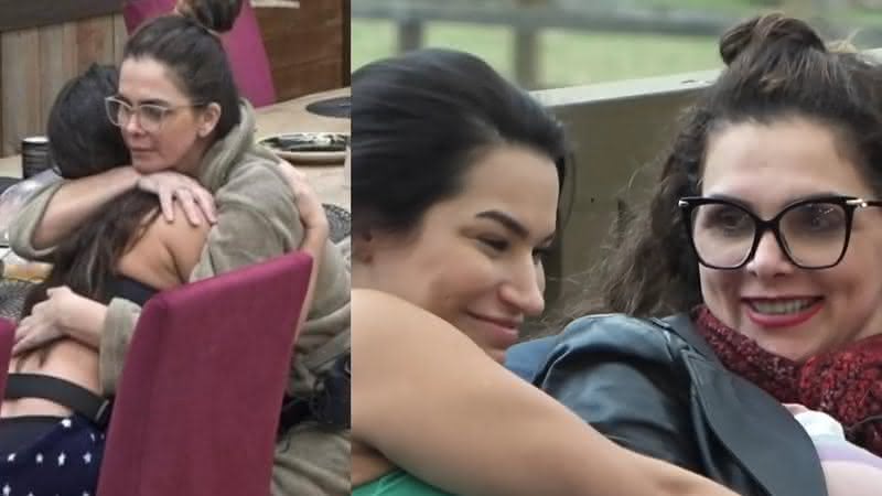 Luiza Ambiel e Raíssa Barbosa em A Fazenda - Transmissão/Record TV