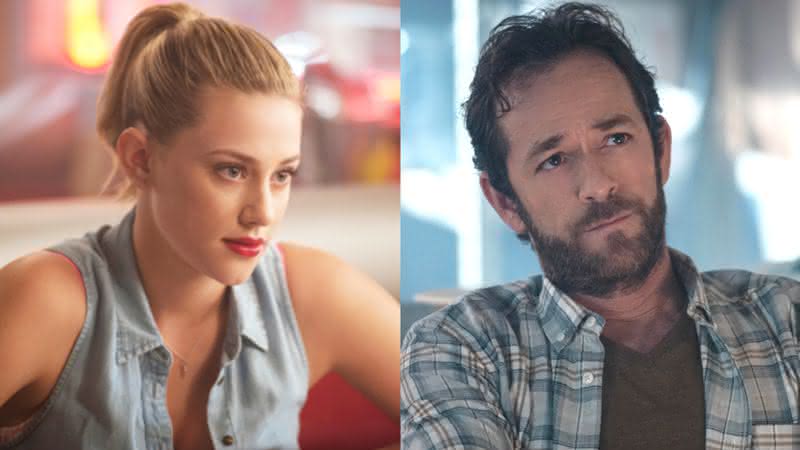 Lili Reinhart e Luke Perry na série Riverdale - The CW