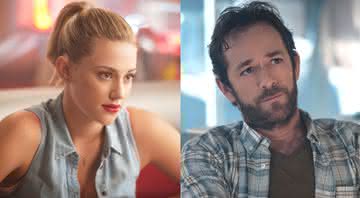 Lili Reinhart e Luke Perry na série Riverdale - The CW