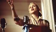 Madonna como Eva Perón em "Evita", um de seus maiores trabalhos no cinema - Divulgação