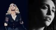 Madonna e um telão que projeta a imagem de sua filha Lola na Madame X Tour - Instagram