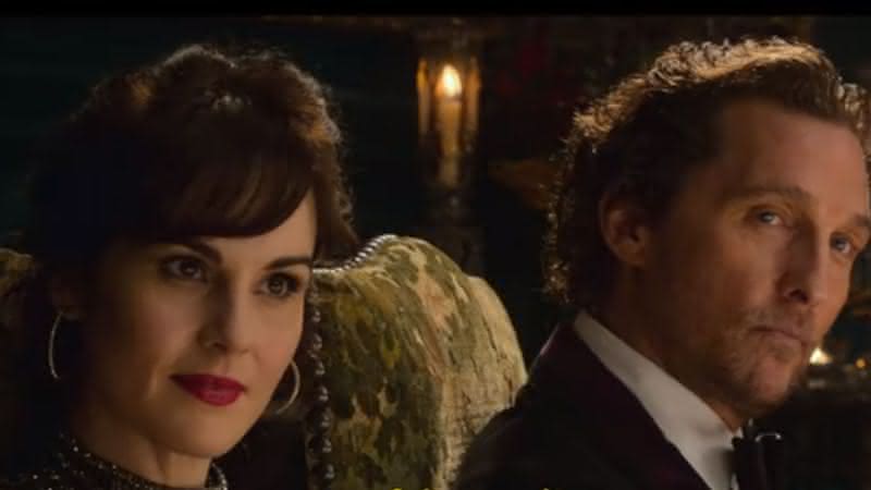 Michelle Dockery no trailer Magnatas do Crime - Reprodução/Youtube