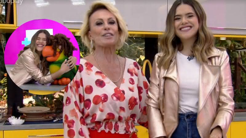 Maisa e Ana Maria Braga no programa - Reprodução/Globoplay