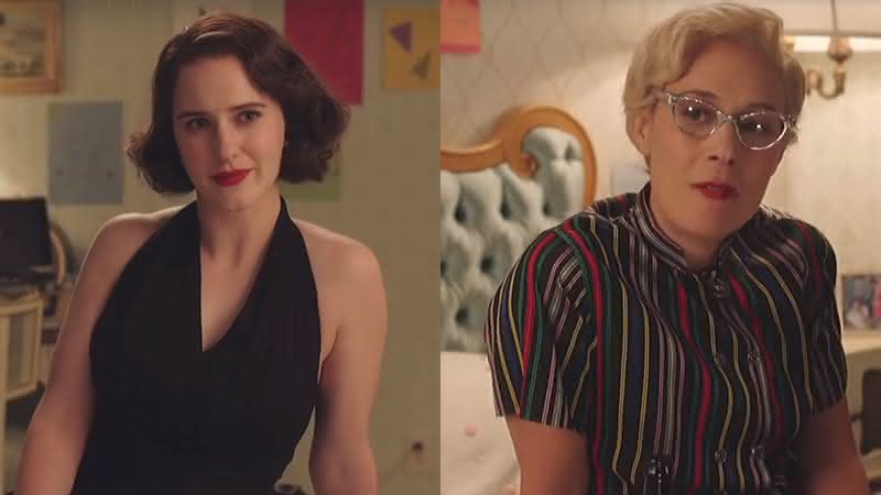 Rachel Brosnahan e Liza Weil no trailer - Reprodução/YouTube