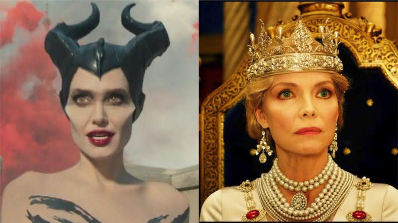 Angelina Jolie e Michelle Pfeiffer em Malévola - Reprodução Disney