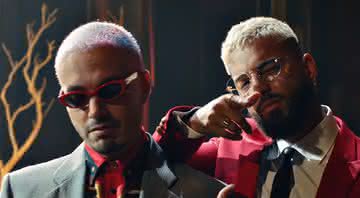 J Balvin e Maluma no clipe de Qué Pena - Reprodução/YouTube