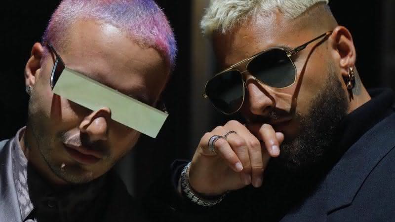 J Balvin e Maluma. Crédito: Reprodução/Instagram