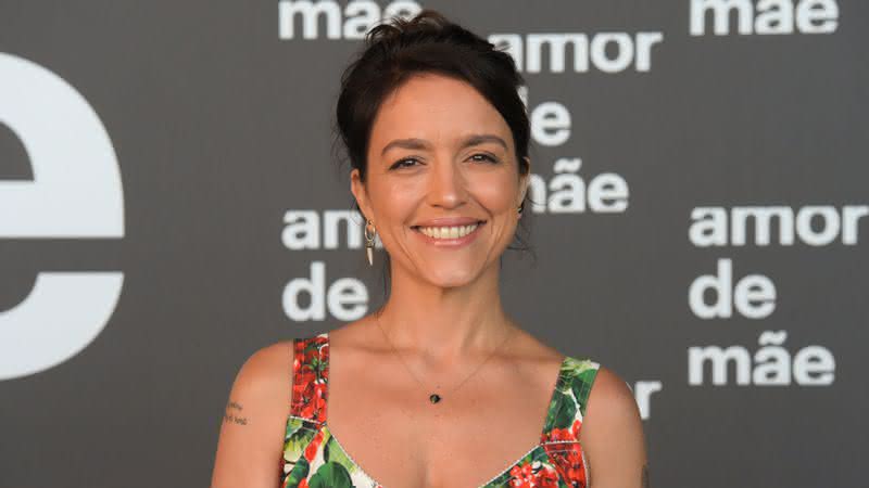 Manuela Dias durante o lançamento de Amor de Mãe - Globo / Estevam Avellar