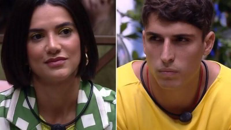 Manu Gavassi e Felipe Prior no Big Brother Brasil 20 - Transmissão Globo