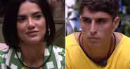 Manu Gavassi e Felipe Prior no Big Brother Brasil 20 - Transmissão Globo