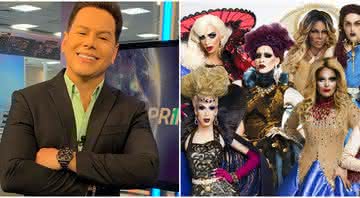 Marcão do Povo, apresentador do SBT, comandará disputa de drag queens inspirado no reality show RuPaul's Drag Race - marcaodopovooficial/Instagram/Divulgação/LogoTV