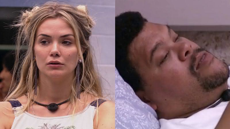 Marcela e Babu Santana na casa do BBB20 - Globoplay