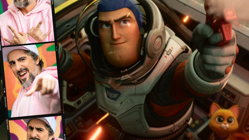 Marcos Mion, escolhido para assumir a voz de Buzz Lightyear em "Lightyear", pontua que o personagem é bastante diferente do que conhecemos em "Toy Story" - Divulgação/Disney-Pixar/Globo/João Cotta