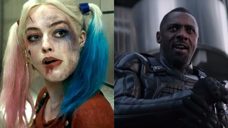 MArgot Robbie em Esquadrão Suicida e Idris Elba em Hobbs & Shaw - Reprodução/Warner Bros./Universal Studios