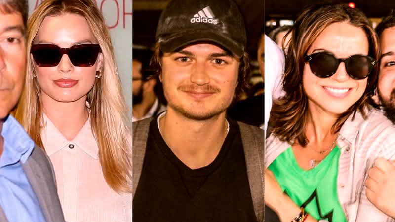 Margot Robbie, Joe Keery e Lana Parrilla chegaram a São Paulo para participar da CCXP 2019 e tiraram fotos com os fãs - Manuela Scarpa/Brazil News/Lucas Ramos/AGNews