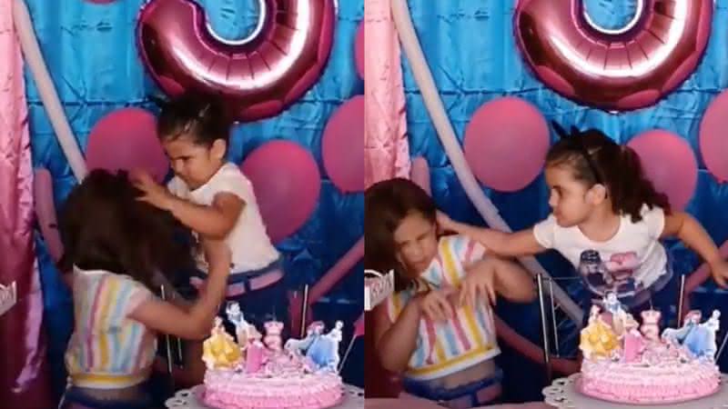 Aniversário de Maria Eduarda fez sucesso nas redes sociais - Reprodução/Twitter