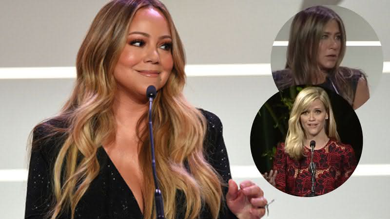 Mariah Carey durante discurso - Reprodução/YouTube