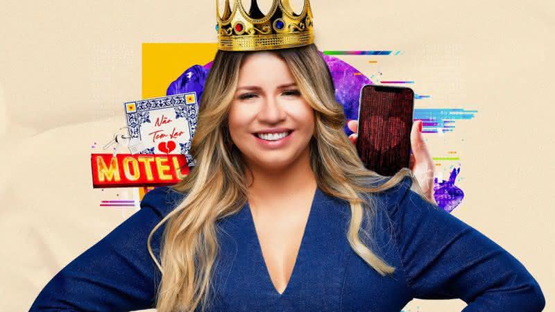Marília Mendonça na capa de "Decretos Reais", projeto póstumo da artista, que ganhará uma cinebiografia em breve pelo Prime Video - Divulgação