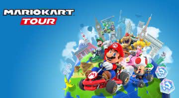 Cartaz de Mario Kart Tour, jogo mobile da Nintendo - Nintendo