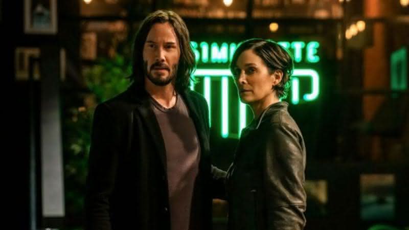 Keanu Reeves e Carrie-Anne Moss estrelam "Matrix Resurrections" - Divulgação/Warner Bros.