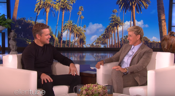 Matt Damon compareceu ao The Ellen DeGeneres Show nesta segunda-feira (11) - YouTube