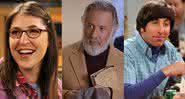 Montagem com Mayim Bialik, Dustin Hoffman  e Simon Helberg - Divulgação/CBS/Netflix