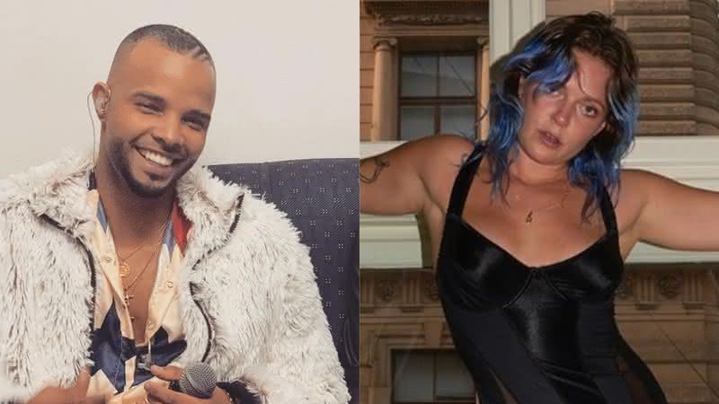 Mc Zaac e Tove Lo em fotos publicadas em seus perfis - Instagram