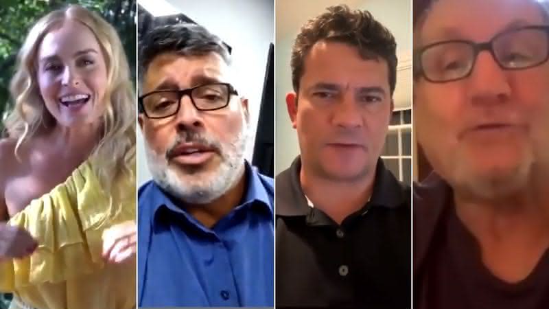 Angélica, Alexandre Frota, Sergio Moro e Ed O'Neill, de "Modern Family", gravaram vídeos para alunos de faculdade - Reprodução/Instagram