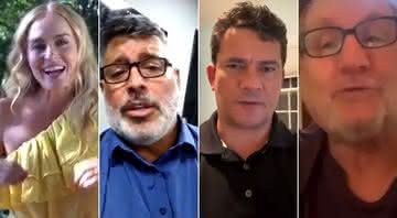 Angélica, Alexandre Frota, Sergio Moro e Ed O'Neill, de "Modern Family", gravaram vídeos para alunos de faculdade - Reprodução/Instagram