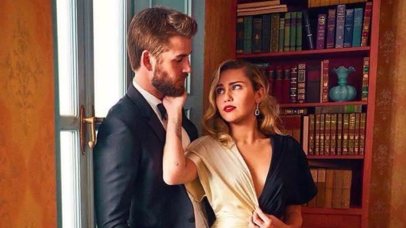 Miley Cyrus e seu ex-marido, Liam Hemsworth - Reprodução/Instagram