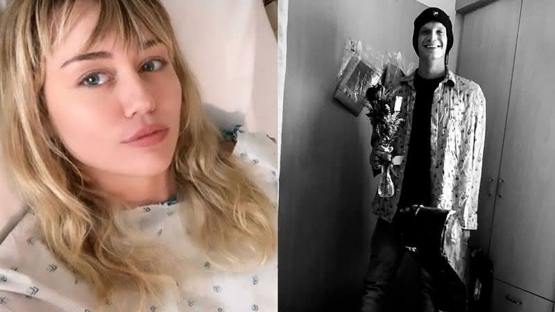 Miley recebe visita de Cody Simpson em hospital - Instagram