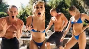 Miley Cyrus e Cody Simpson em vídeo nas redes sociais - Instagram