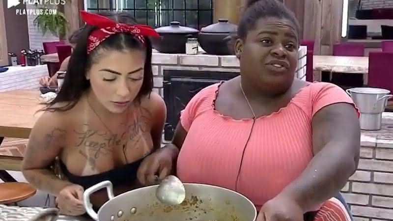 Jojo se estressa com Mirella - Transmissão/Record TV