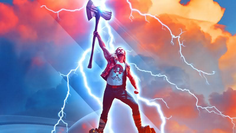 Mjolnir é destaque em novo pôster de "Thor: Amor e Trovão"; veja - Divulgação/Marvel Studios