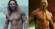 Jason Momoa e Dave Bautista estão trabalhando em novo filme policial - Reprodução/Warner Bros. e Marvel Studios