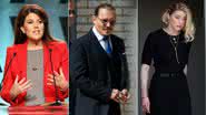 Monica Lewinsky afirma que julgamento de Johnny Depp e Amber Heard é "pornô de tribunal" e "somos culpados" - Divulgação/Getty Images: Jesse Grant/Stuart C. Wilson/Win McNamee