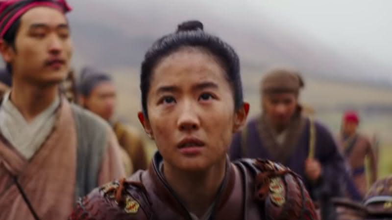 A guerreira da China é interpretada por Yifei Liu - Reprodução/Disney