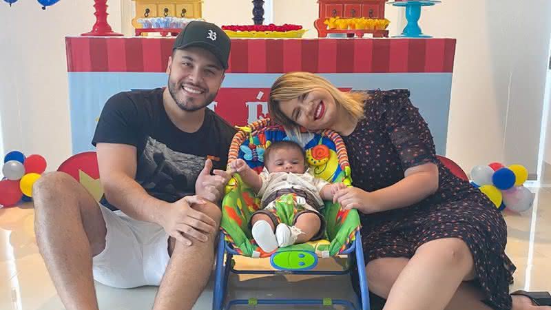 Marília, Murilo e o filho do casal - Instagram