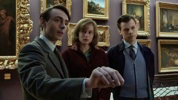Harry Styles, Emma Corrin e David Dawson em "My policeman" - Divulgação/Prime Video